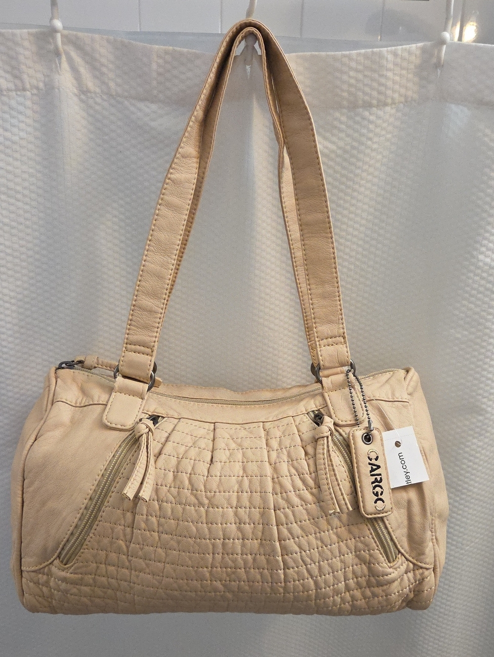 NWT Cargo Faux Leather Soft Shoulder Bag Purse